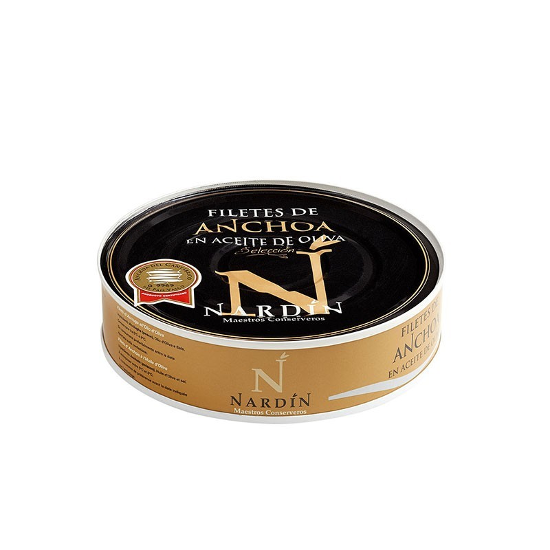 Cantabrian anchovies in olive oil, 550g can selection