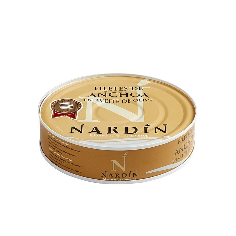 Cantabrian anchovies in olive oil, 550g can
