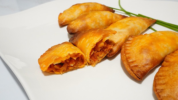 Empanadillas de bonito del norte al horno